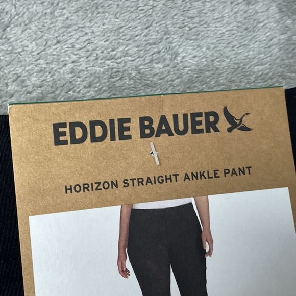 Eddie Bauer Women's Size 12 Horizon Straight Ankle Pant Black H1153 - Picture 8 of 11